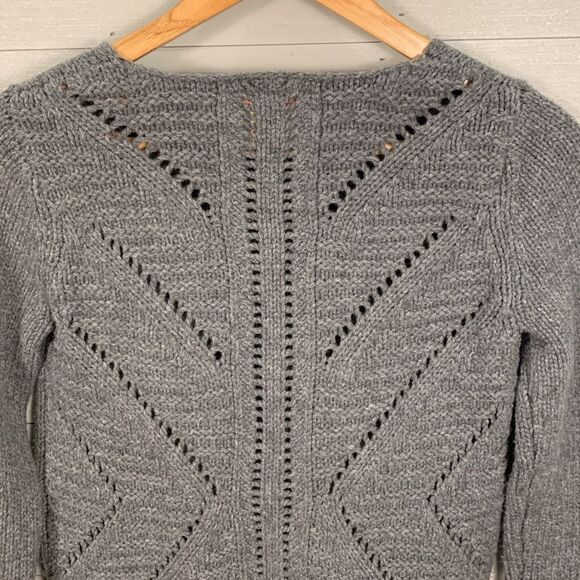 Catherine Malandrino wool and cashmere grey long sleeved sweater size XS - Picture 7 of 9